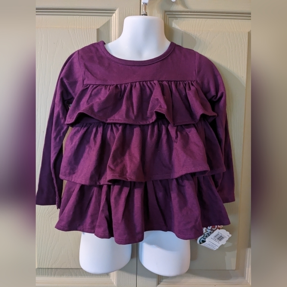 New Gerber Graduates girl's purple long sleeve shirt, T1A